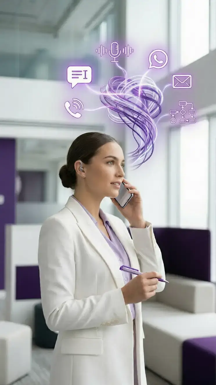 Sara IA atendiendo llamada